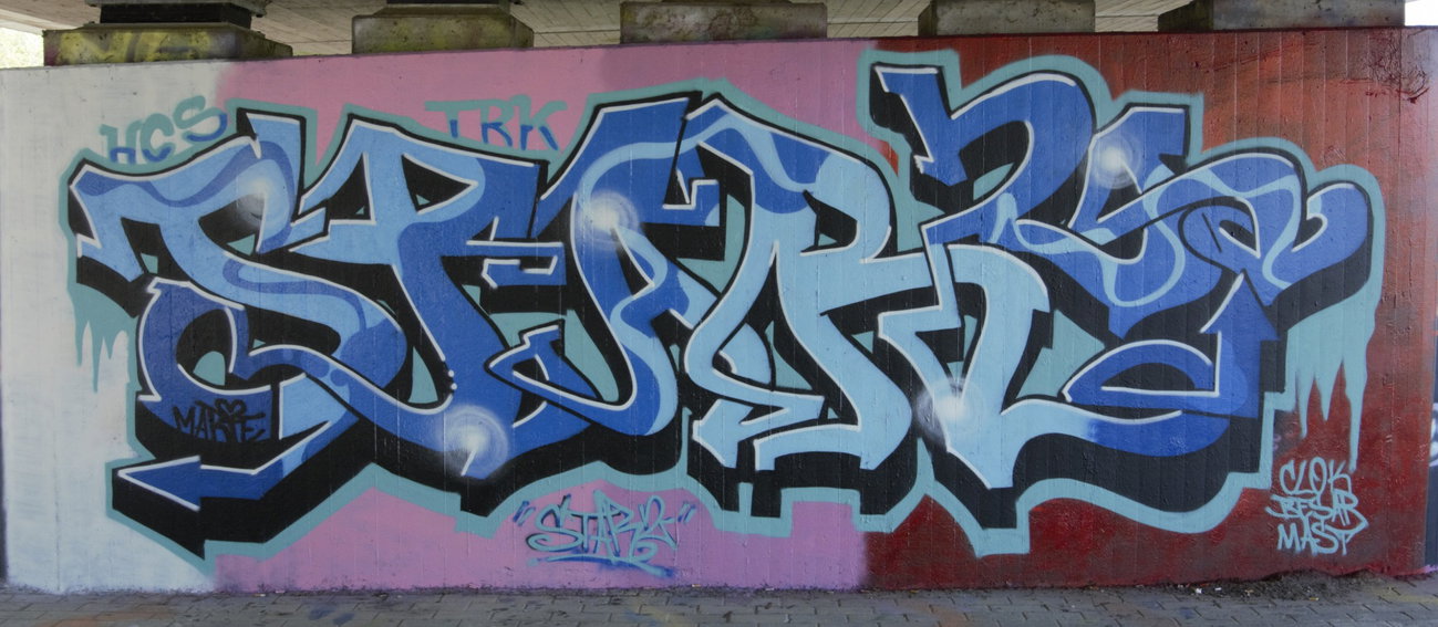 Graffiti Wall - Photo by Startwo - STAR2, HCS, TRK (2016)