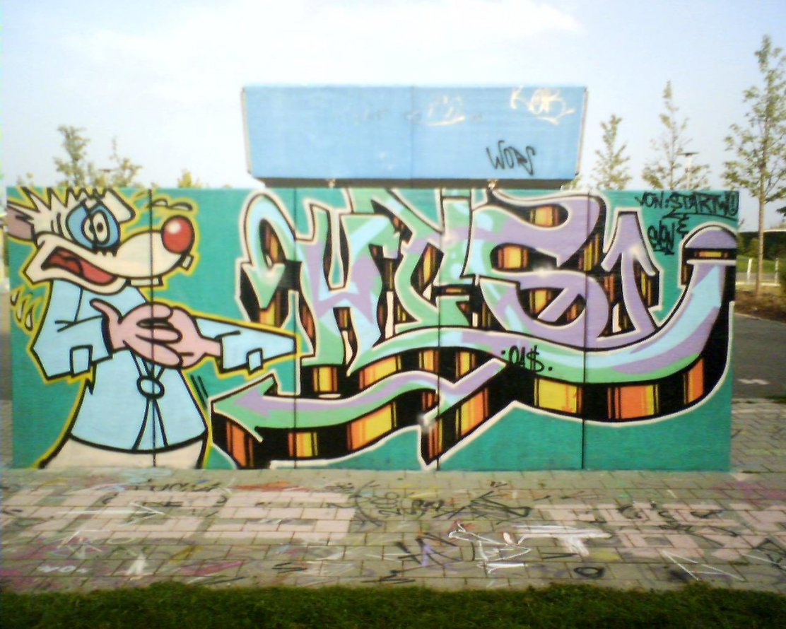 Graffiti Wall - Photo by Startwo - HCS, by, Startwo (2006)