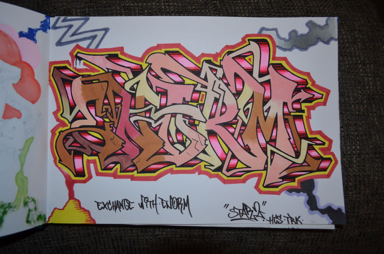 Graffiti Wall - Photo by Startwo - Exchange, with, Enorm (2018)