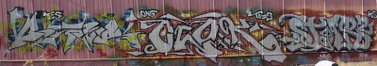 Graffiti Wall - Photo by Startwo - Beser, Clok, Star2