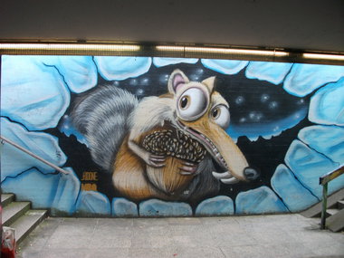 Graffiti Wall - Photo by Statist - kidone, ice, age