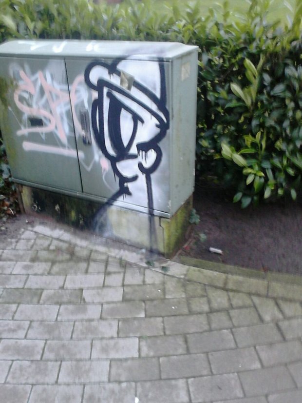 Graffiti Bombing - Photo by StayHigh