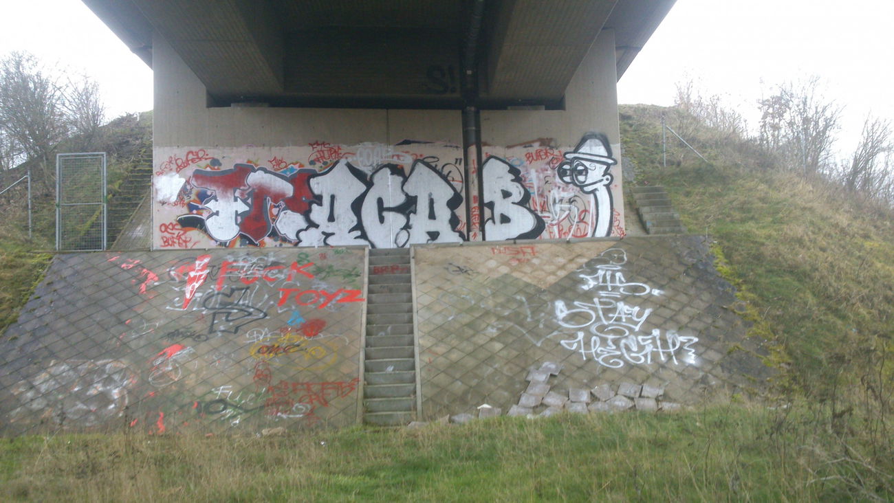 Graffiti Bombing - Photo by StayHigh - FTS, StayHigh, ACAB