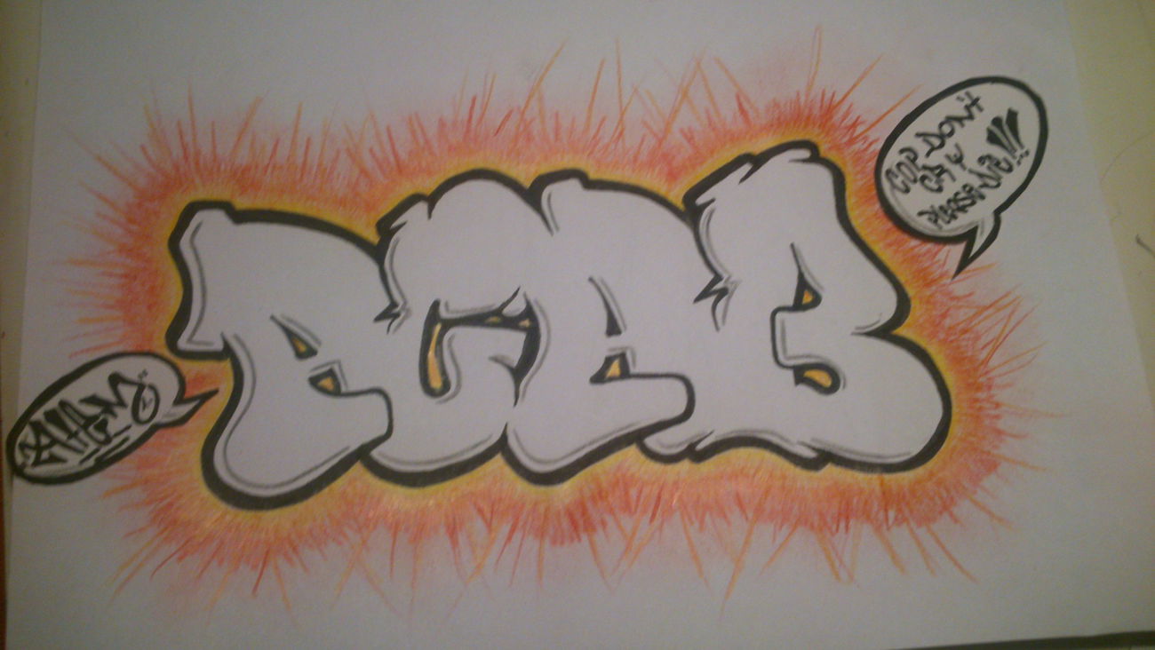 Graffiti Sketch - Photo by StayHigh - FTS, StayHigh