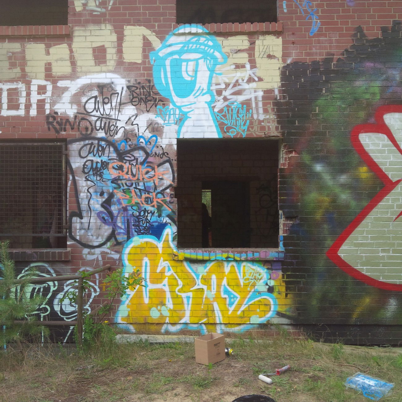 Graffiti Wall - Photo by StayHigh - FTS, CRAY, NASTY