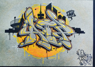 Graffiti Wall - Photo by SteakOne - munich, steakone, dfs (2018)