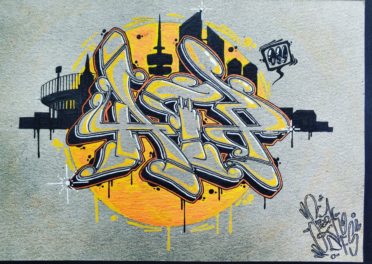 Graffiti Wall - Photo by SteakOne - munich, steakone, dfs (2018)