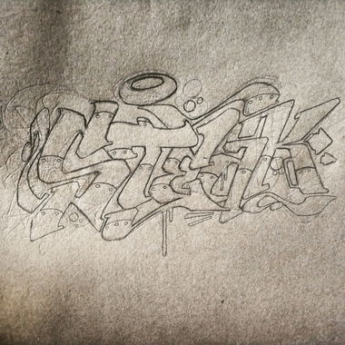 Graffiti Sketch - Photo by SteakOne (2019)