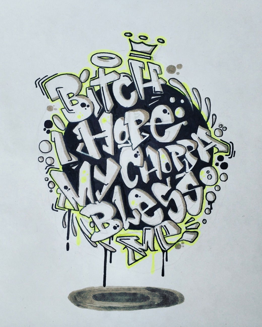 Graffiti Sketch - Photo by SteakOne - munich, steakone (2018)