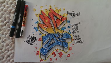 Graffiti Sketch - Photo by SteakOne - münchen, munich, steak (2016)