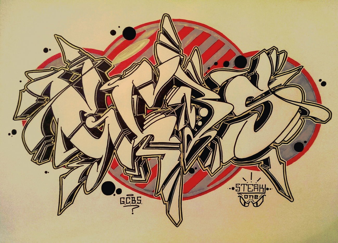 Graffiti Sketch - Photo by SteakOne - munich, münchen, steakone (2017)