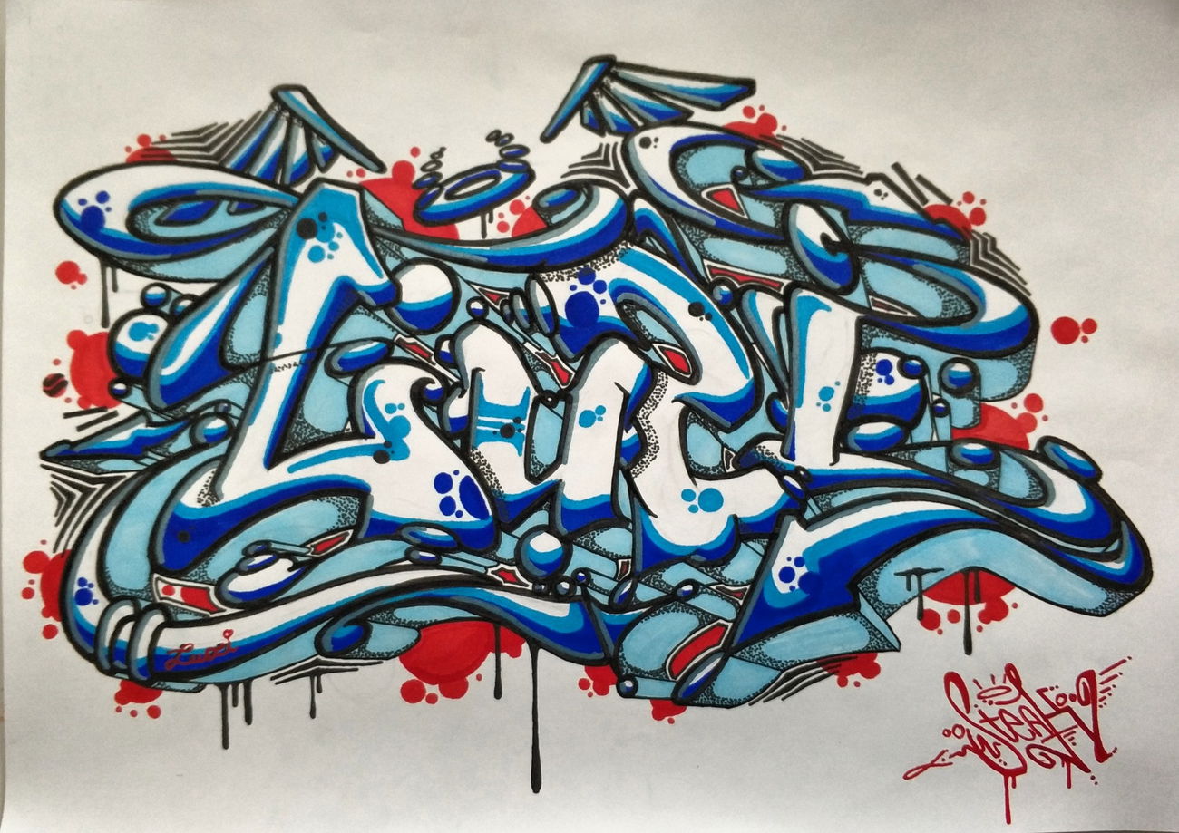 Graffiti Sketch - Photo by SteakOne - munich, steakone (2018)