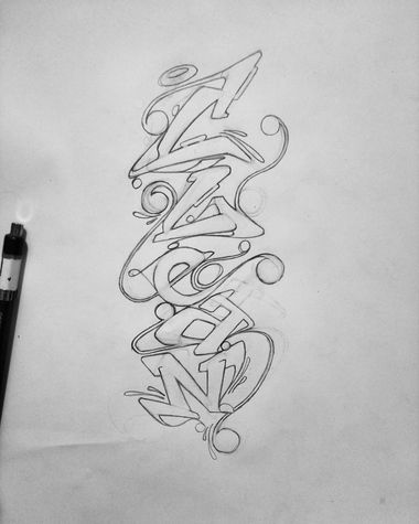 Graffiti Sketch - Photo by SteakOne - steak, steakone, munich (2020)