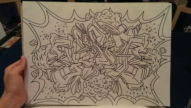 Graffiti Sketch - Photo by SteakOne - münchen, munich, steak (2016)