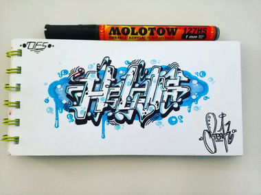 Graffiti Sketch - Photo by SteakOne - munich, dfs, steakone (2018)