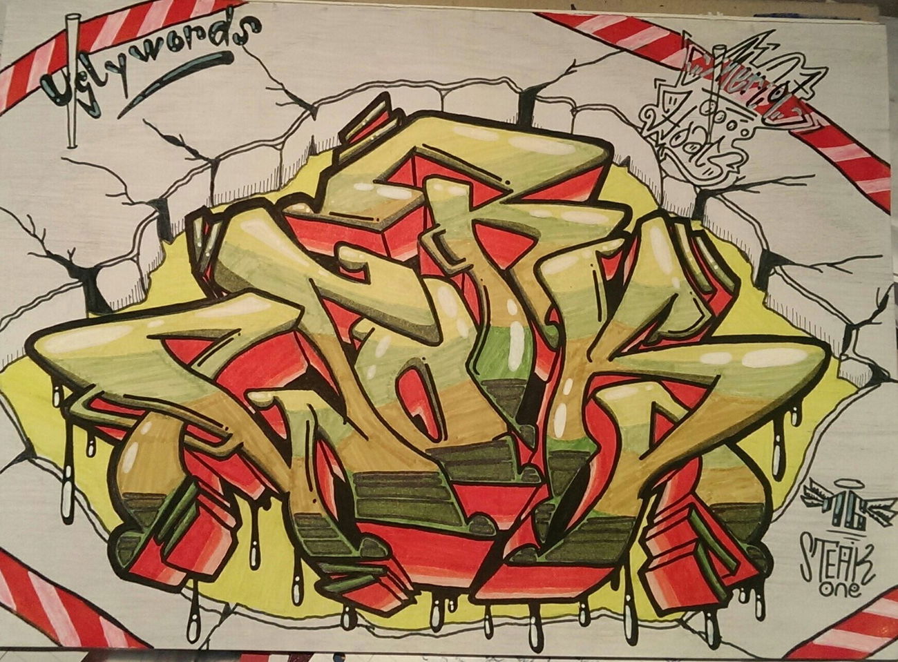 Graffiti Sketch - Photo by SteakOne - work, steak, steakone (2016)