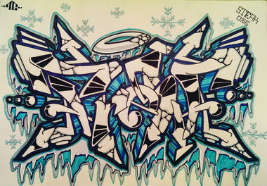 Graffiti Sketch - Photo by SteakOne (2016)