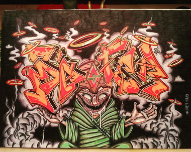 Graffiti Sketch - Photo by SteakOne - steakone, munich, münchen (2016)