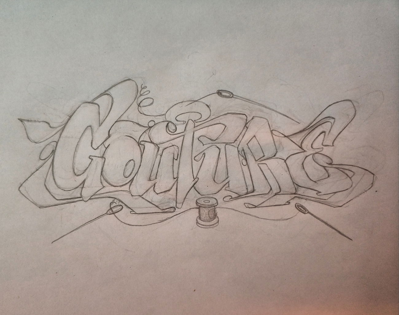 Graffiti Sketch - Photo by SteakOne (2019)