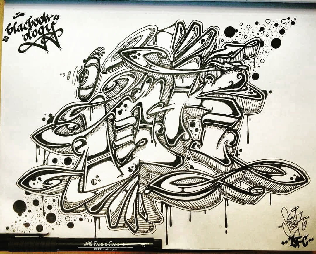 Graffiti Sketch - Photo by SteakOne - steakone, munich, dfs (2018)