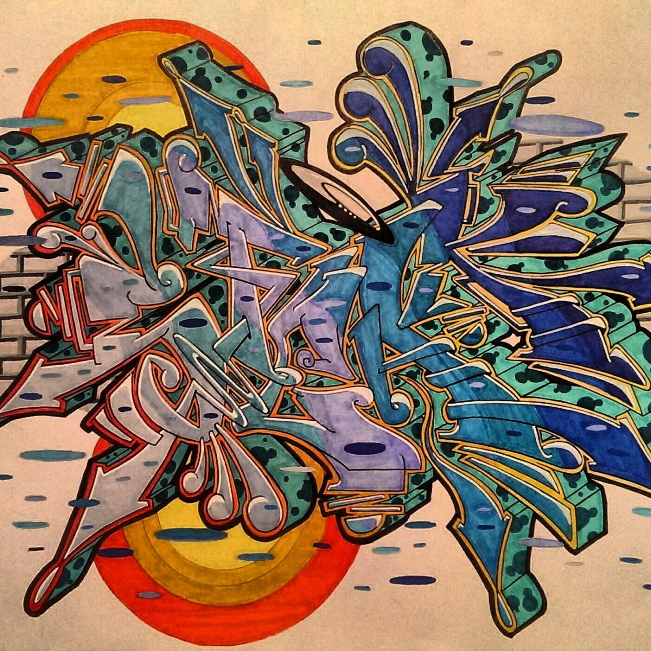 Graffiti Sketch - Photo by SteakOne - steakone, munich, münchen (2016)