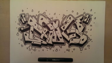 Graffiti Sketch - Photo by SteakOne (2016)