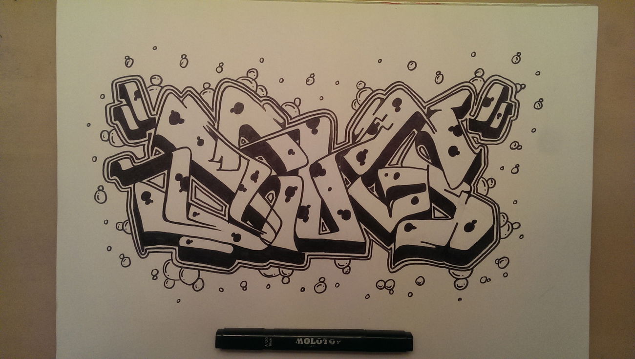 Graffiti Sketch - Photo by SteakOne (2016)