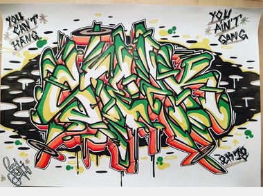 Graffiti Sketch - Photo by SteakOne - munich, steakone, steak (2018)