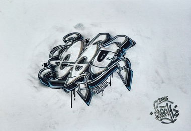 Graffiti Sketch - Photo by SteakOne - munich, steakone (2018)