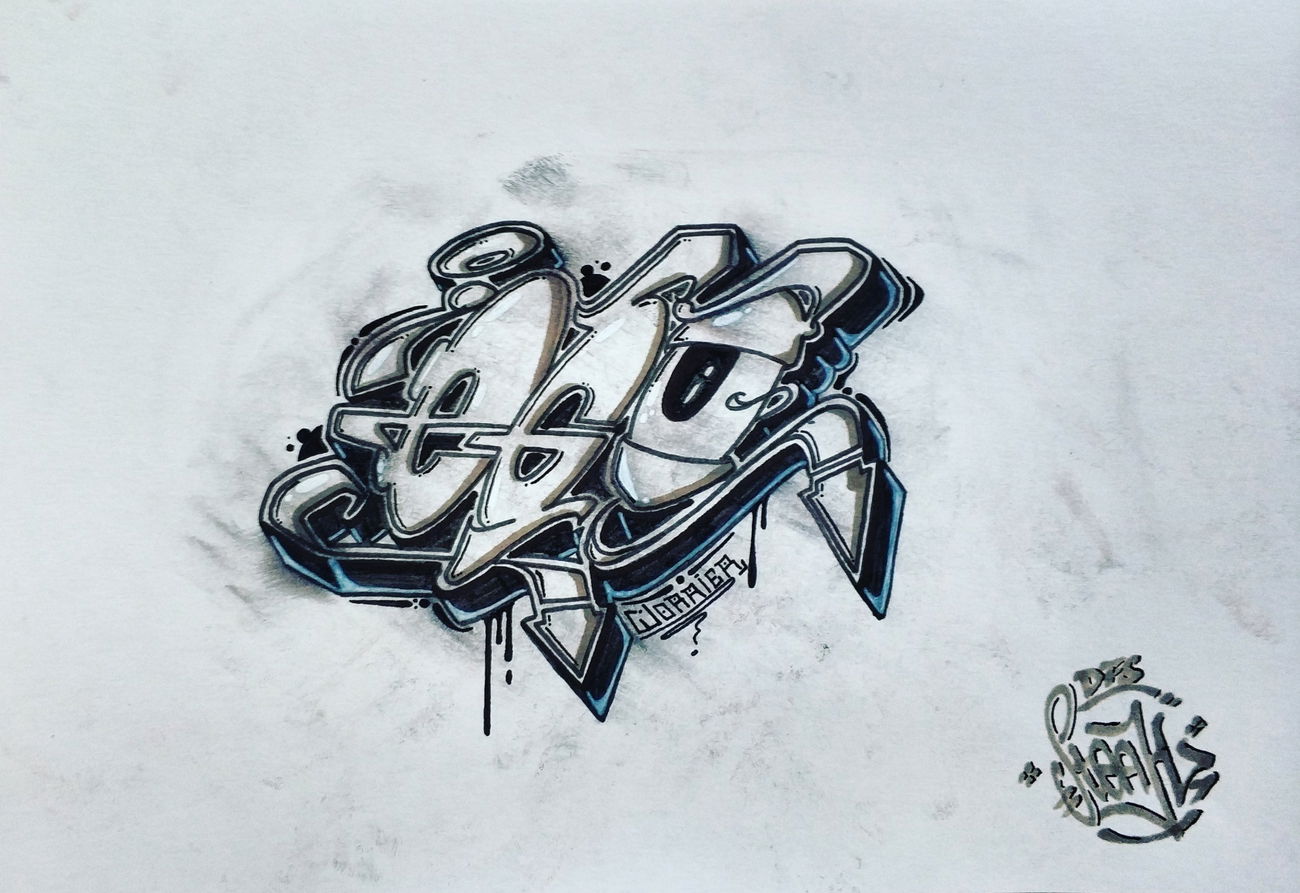 Graffiti Sketch - Photo by SteakOne - munich, steakone (2018)