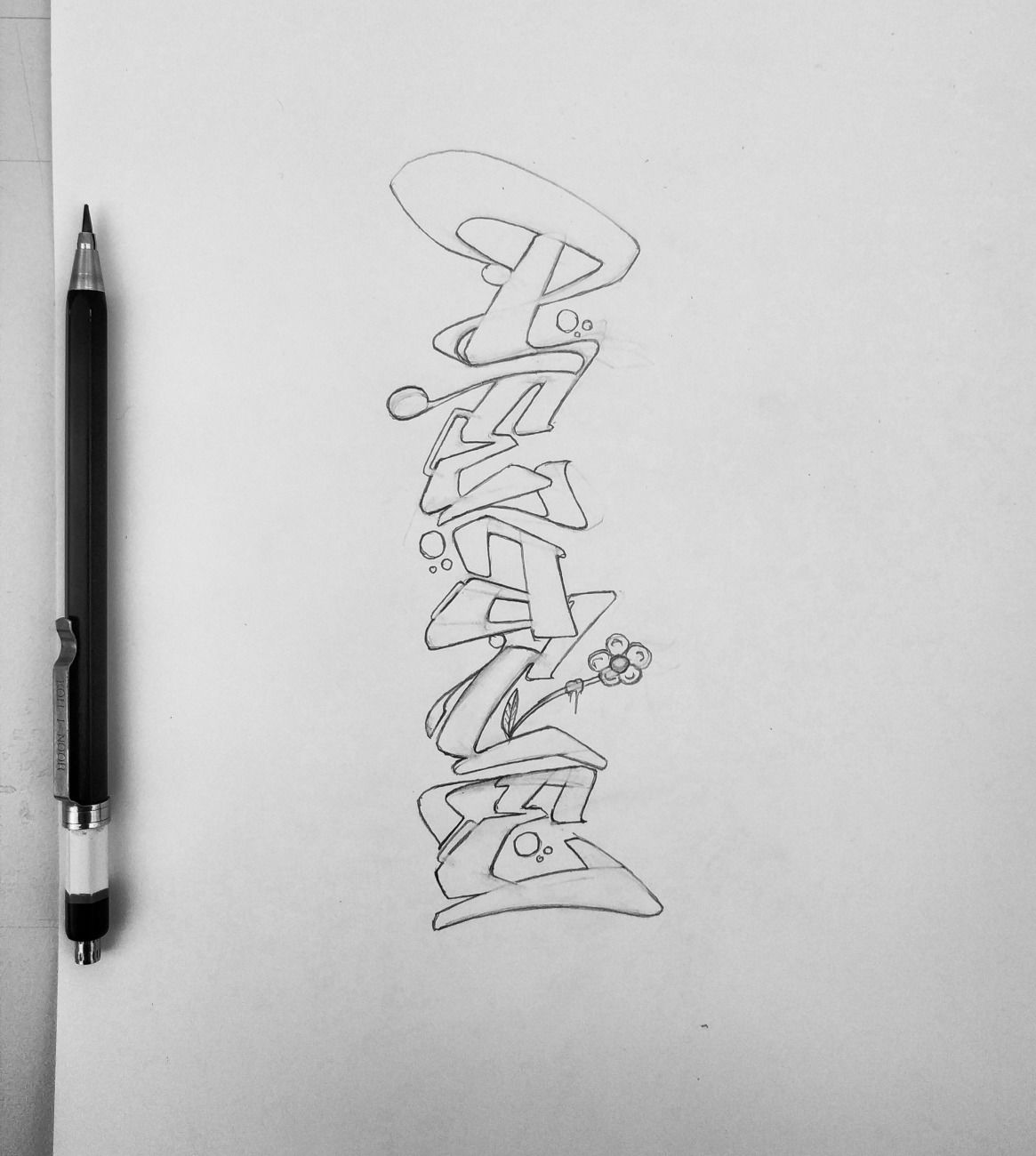 Graffiti Sketch - Photo by SteakOne - steak, steakone, munich (2020)