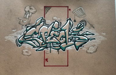 Graffiti Sketch - Photo by SteakOne (2019)