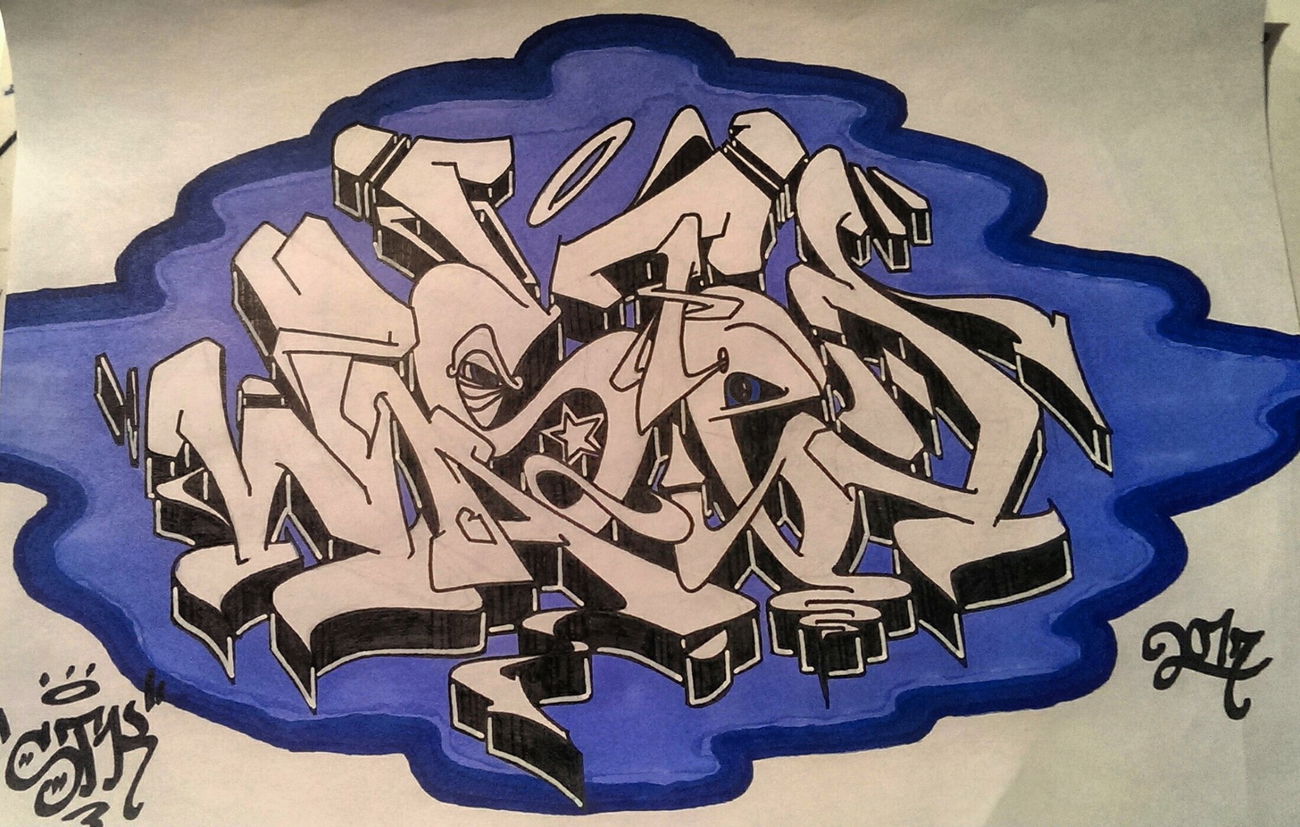 Graffiti Sketch - Photo by SteakOne - munich, wasted, steakone (2017)