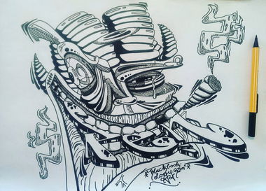 Graffiti Sketch - Photo by SteakOne - bbb, munich, steakone (2017)