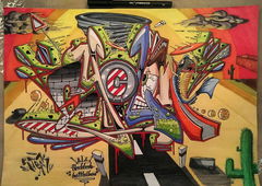 Graffiti Sketch - Photo by SteakOne - munich, steakone (2017)