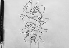 Graffiti Sketch - Photo by SteakOne - steak, steakone, munich (2020)