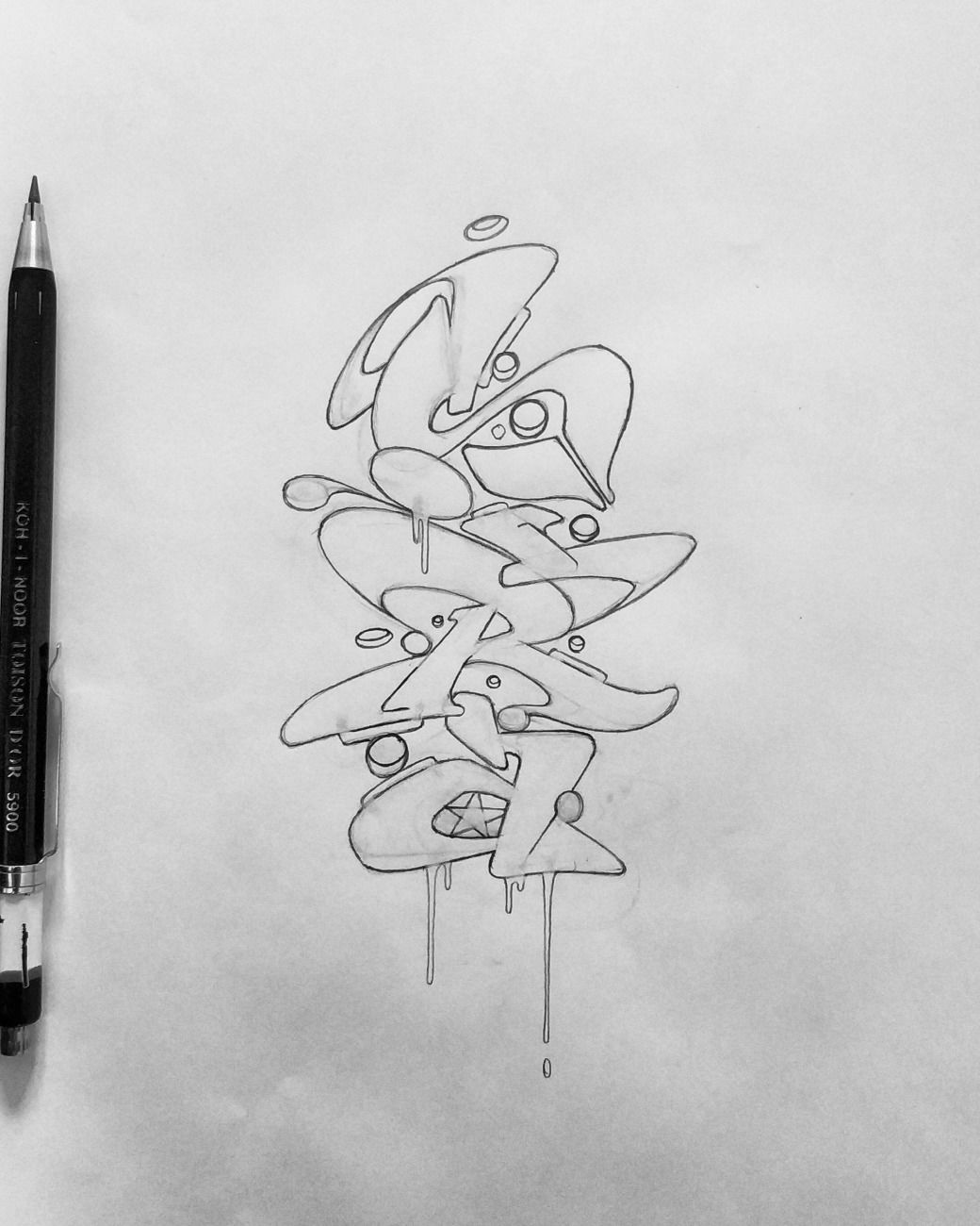 Graffiti Sketch - Photo by SteakOne - steak, steakone, munich (2020)