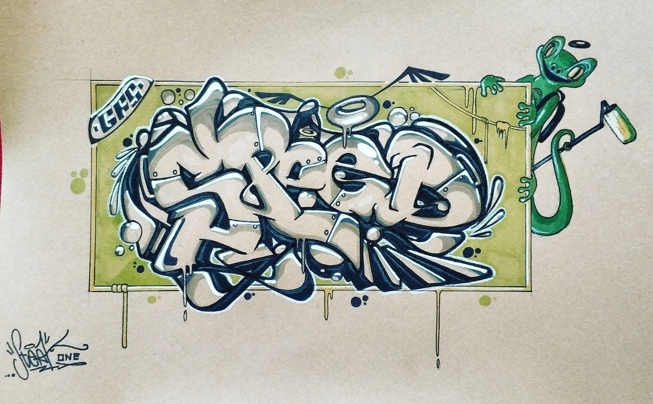 Graffiti Wall - Photo by SteakOne - munich, gfs, steakone (2019)