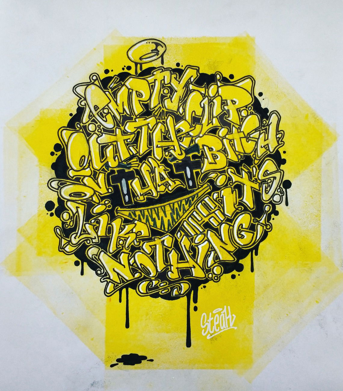 Graffiti Sketch - Photo by SteakOne - munich, steakone (2018)