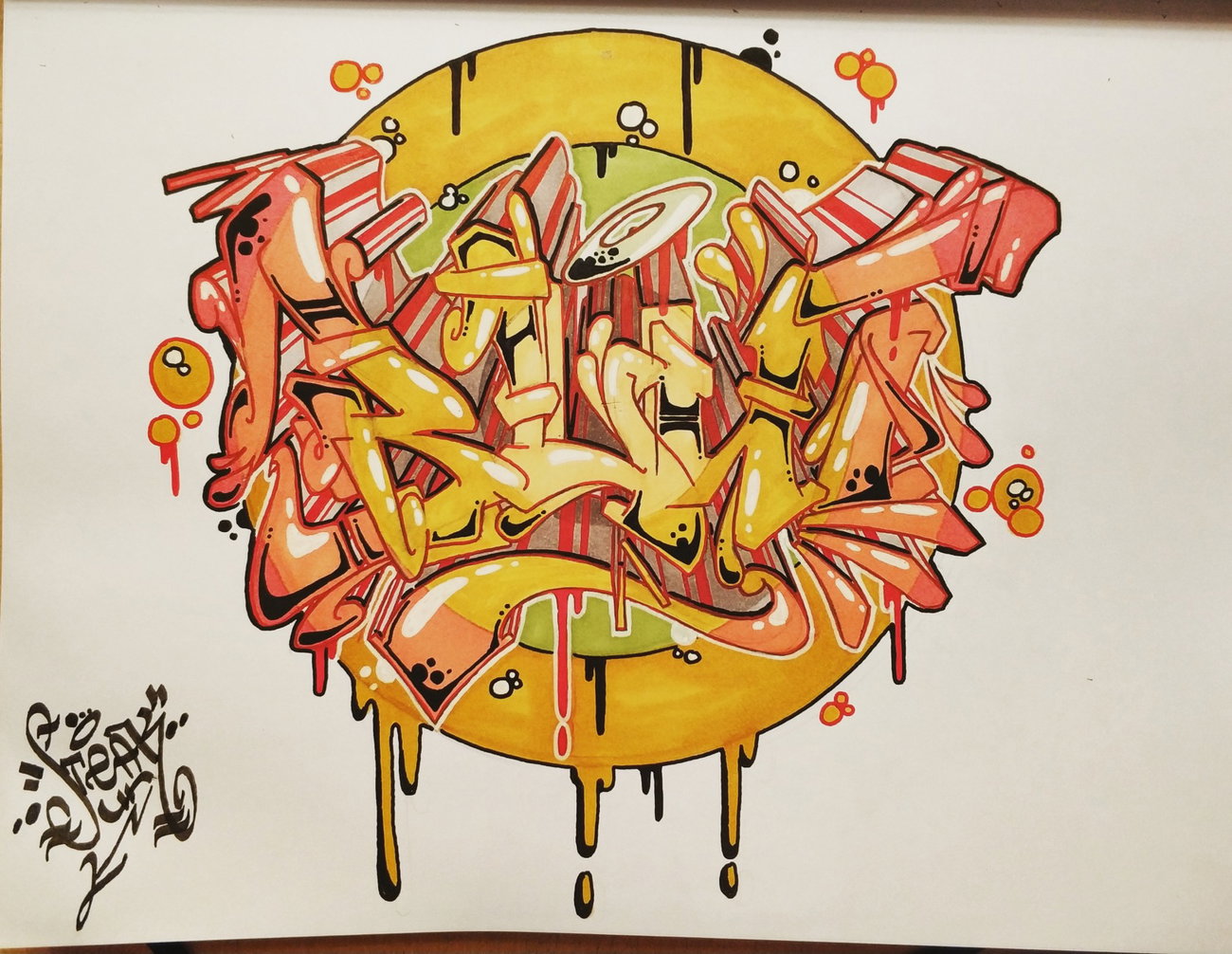 Graffiti Sketch - Photo by SteakOne - munich, steakone (2017)