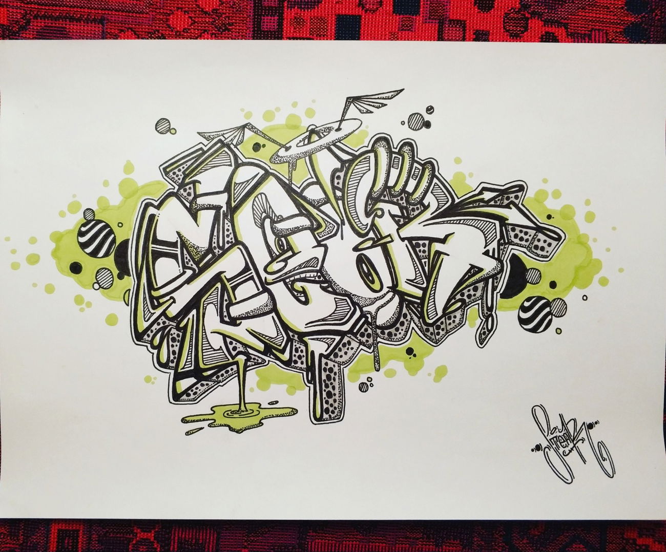 Graffiti Sketch - Photo by SteakOne - steakone, munich, seor (2017)