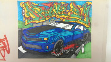 Graffiti Sketch - Photo by SteakOne - münchen, munich, steak (2016)