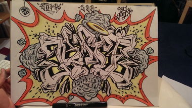 Graffiti Sketch - Photo by SteakOne - münchen, munich, steak (2016)