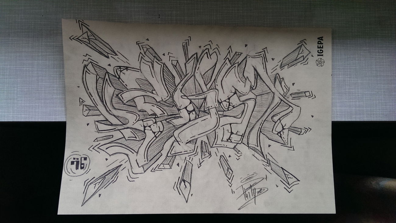 Graffiti Sketch - Photo by SteakOne - münchen, munich, steak (2016)
