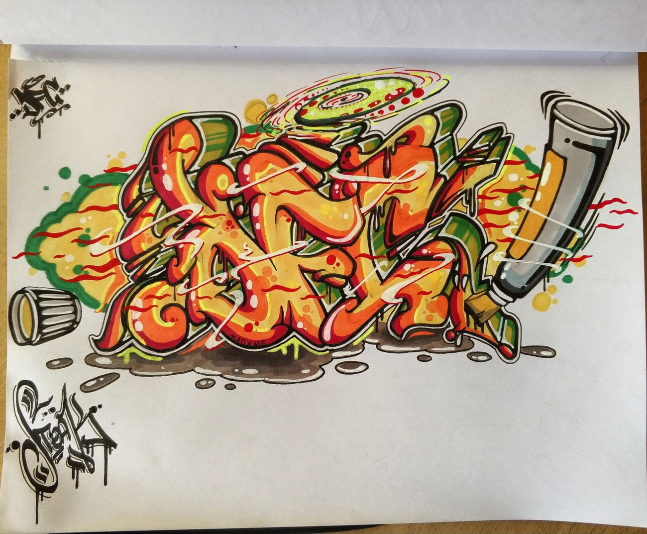 Graffiti Sketch - Photo by SteakOne - steakone, munich, dfs (2018)