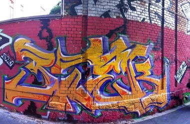 Graffiti Wall - Photo by Stek_kno - Stek, Skaf, fatman (2013)