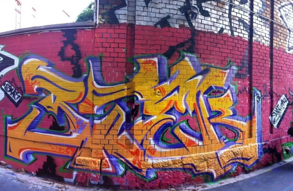 Graffiti Wall - Photo by Stek_kno - Stek, Skaf, fatman (2013)