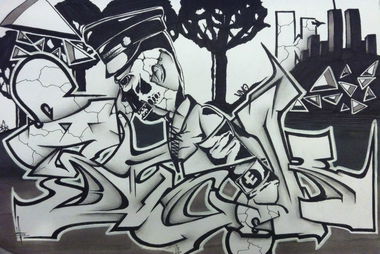 Graffiti Sketch - Photo by Stek_kno - stek, hate, nazis (2013)