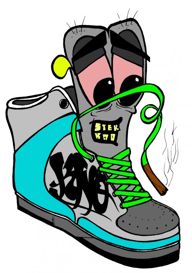 Graffiti Sketch - Photo by Stek_kno - shoe, kno, new (2013)