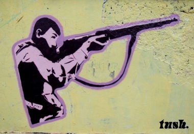 Graffiti Wall in Lviv - Photo by Stencilman